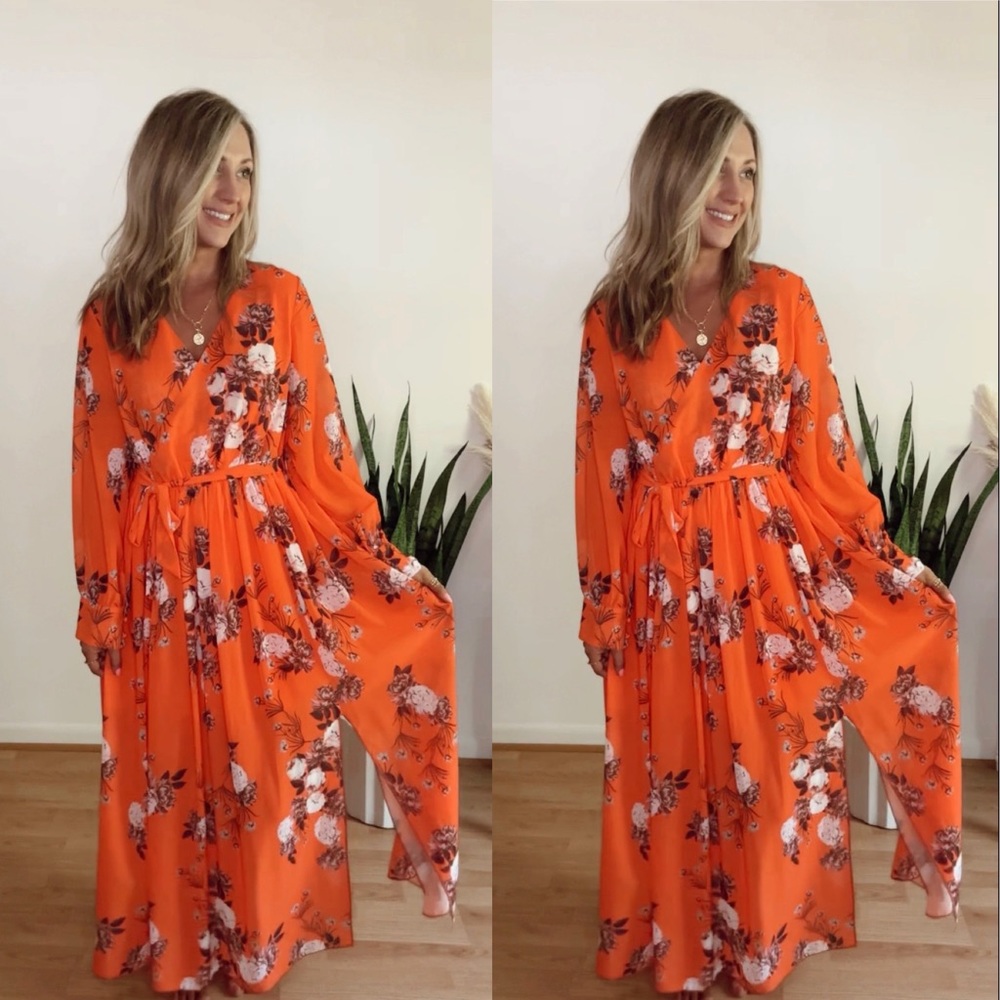NEW! floral maxi